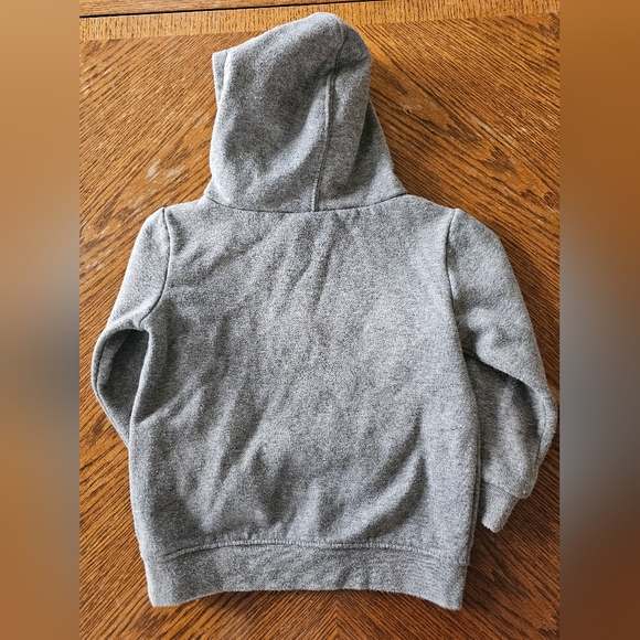 24M‎ Nike Gray Pullover Hoodie SwooshLogo Spring Fall Winter Athleisure Comfy - Picture 7 of 11